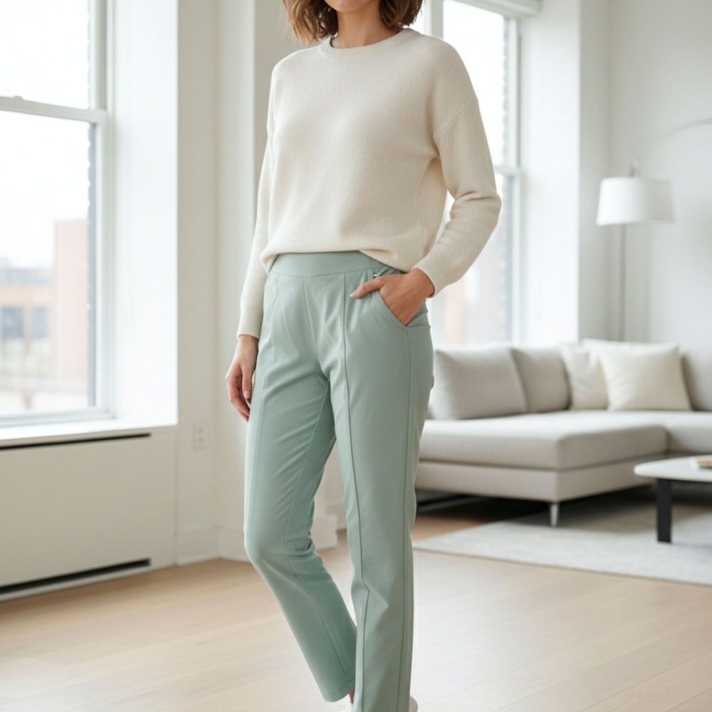 Columbia Light Green Women's Cropped Pants